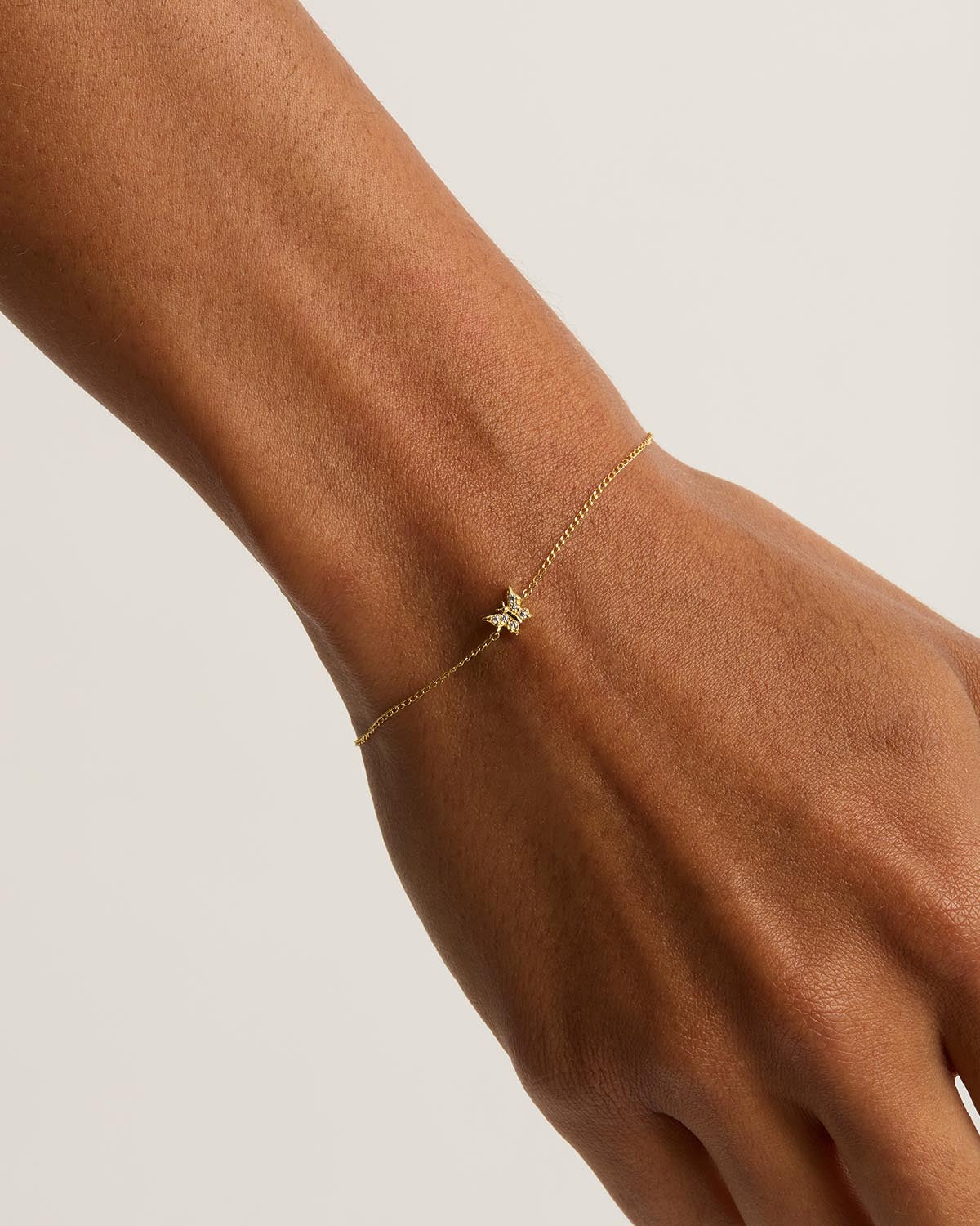 14K Solid Gold Fly With Me Bracelet for Women - Dainty Gold Chain Bracelet with Inspirational Charm - Perfect for Everyday Wear, Gifts & Special Occasions