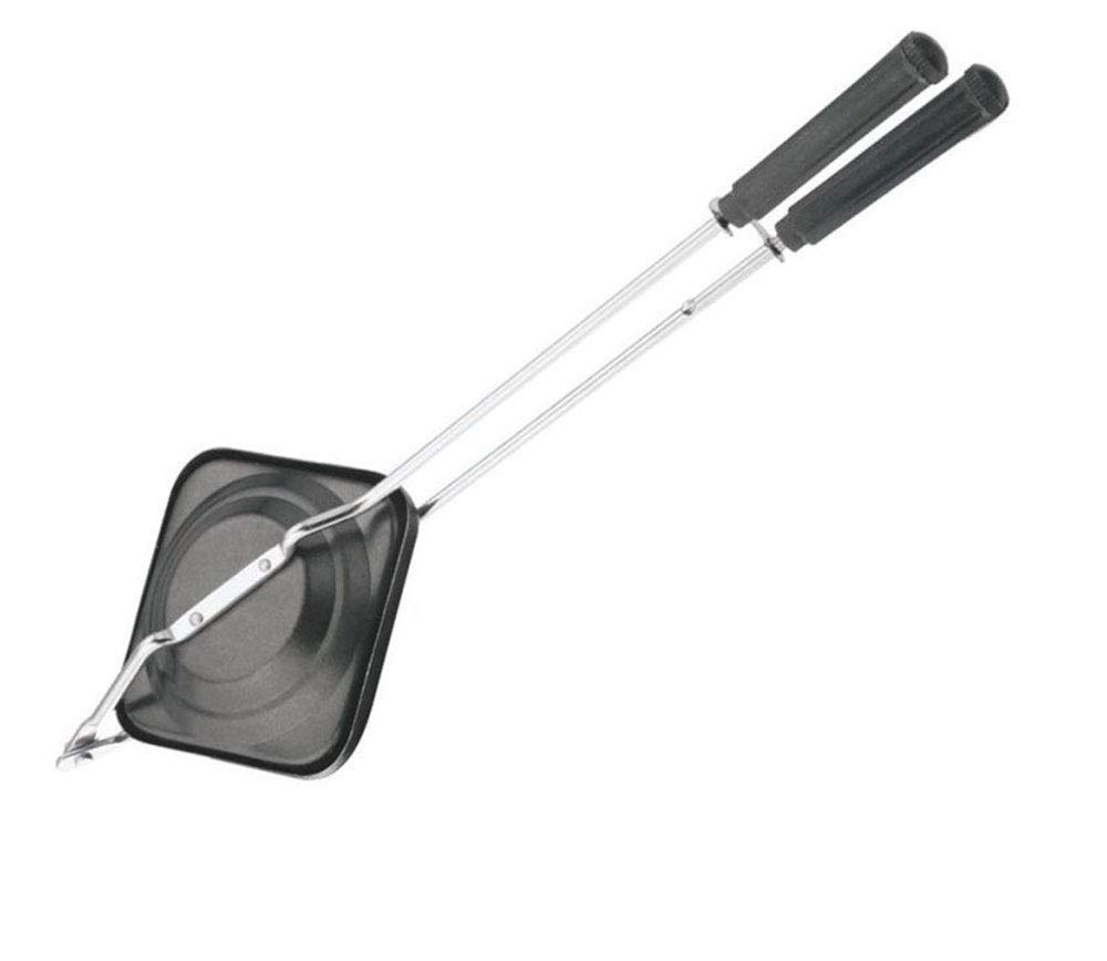 Khandekar Aluminum Manual Sandwich Maker - Portable Hand Toaster & Grill for Perfect Paninis, Grilled Cheese & Breakfast Sandwiches - Ideal for Home, Office & Camping Use