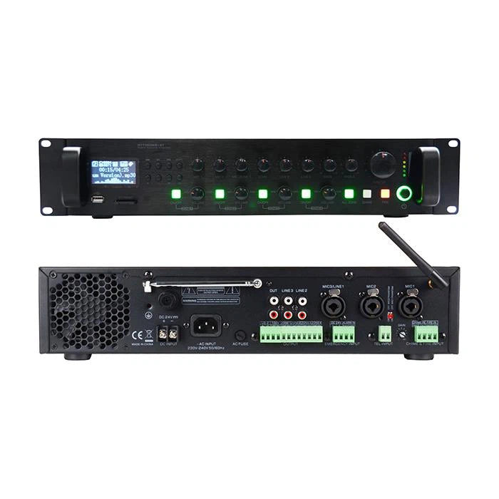 McBride MCA 7240 240W High Power Paging Amplifier - Professional Audio System for Schools, Offices & Public Announcements