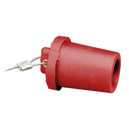 Leviton 17/23 Series Electrical Protective Caps & Safety Lanyards - Durable Cover for Outlets & Connectors - Ideal for Construction Sites, Workshops & Industrial Safety