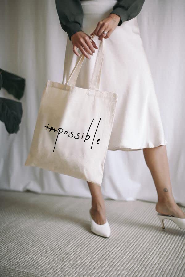Stylish Canvas Tote Bag for Women - Trendy Printed Reusable Eco-Friendly Cotton Shopping Bag - Perfect for Grocery, Books, Beach & Daily Use