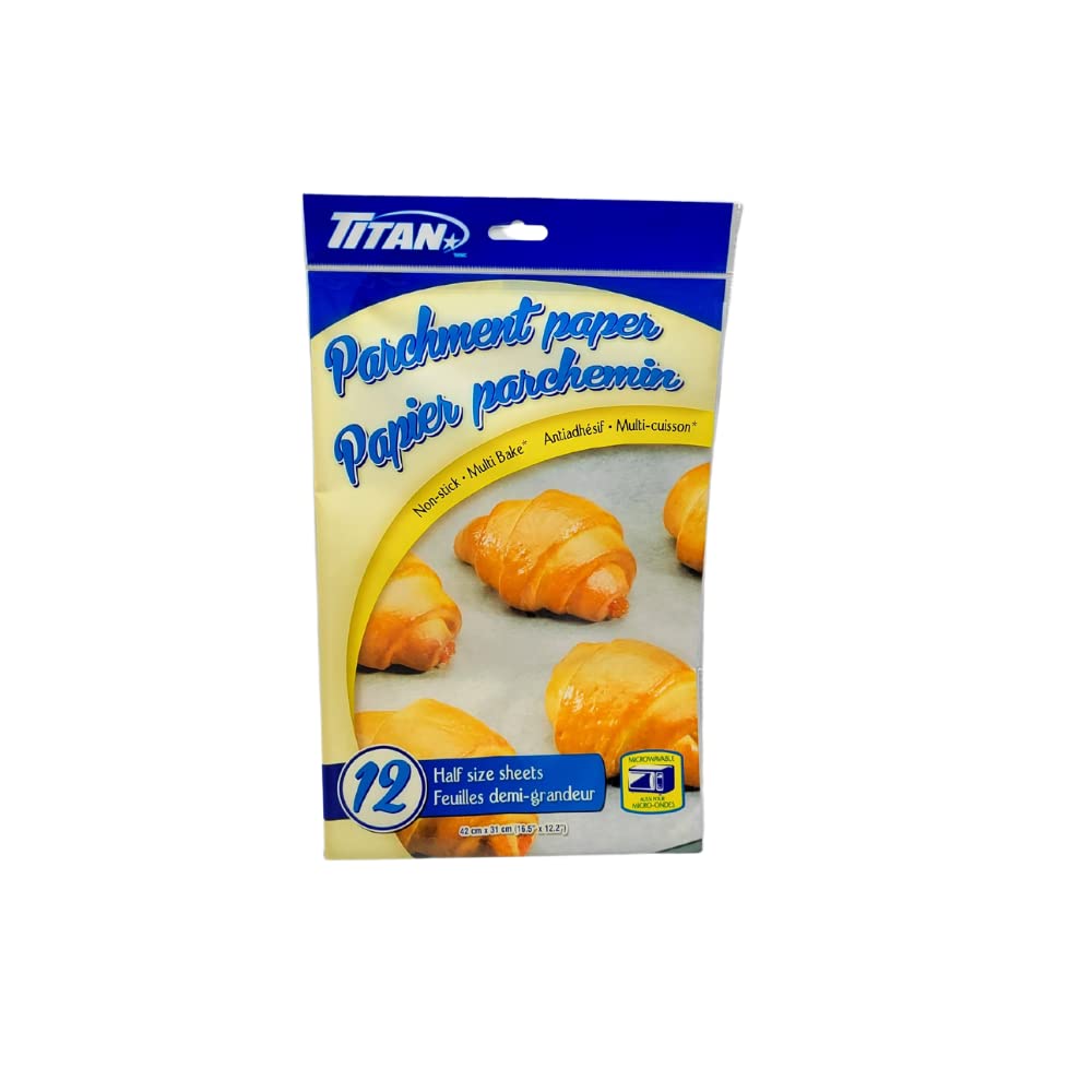 Non-Stick White Parchment Paper Sheets for Baking, Grilling, Cooking & Air Fryer - Premium Oven Safe Baking Paper for Cookies, Cakes, Roasting & Meal Prep - Perfect for Home Bakers & Professional Chefs