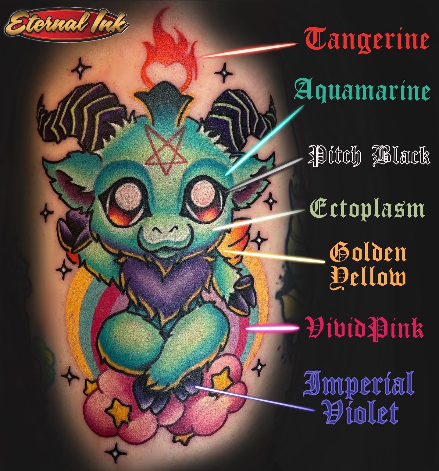 Eternal Ink Liz Cook Imperial Violet - Premium Tattoo Ink for Professional Artists - Perfect for Tattooing, Body Art & Permanent Makeup