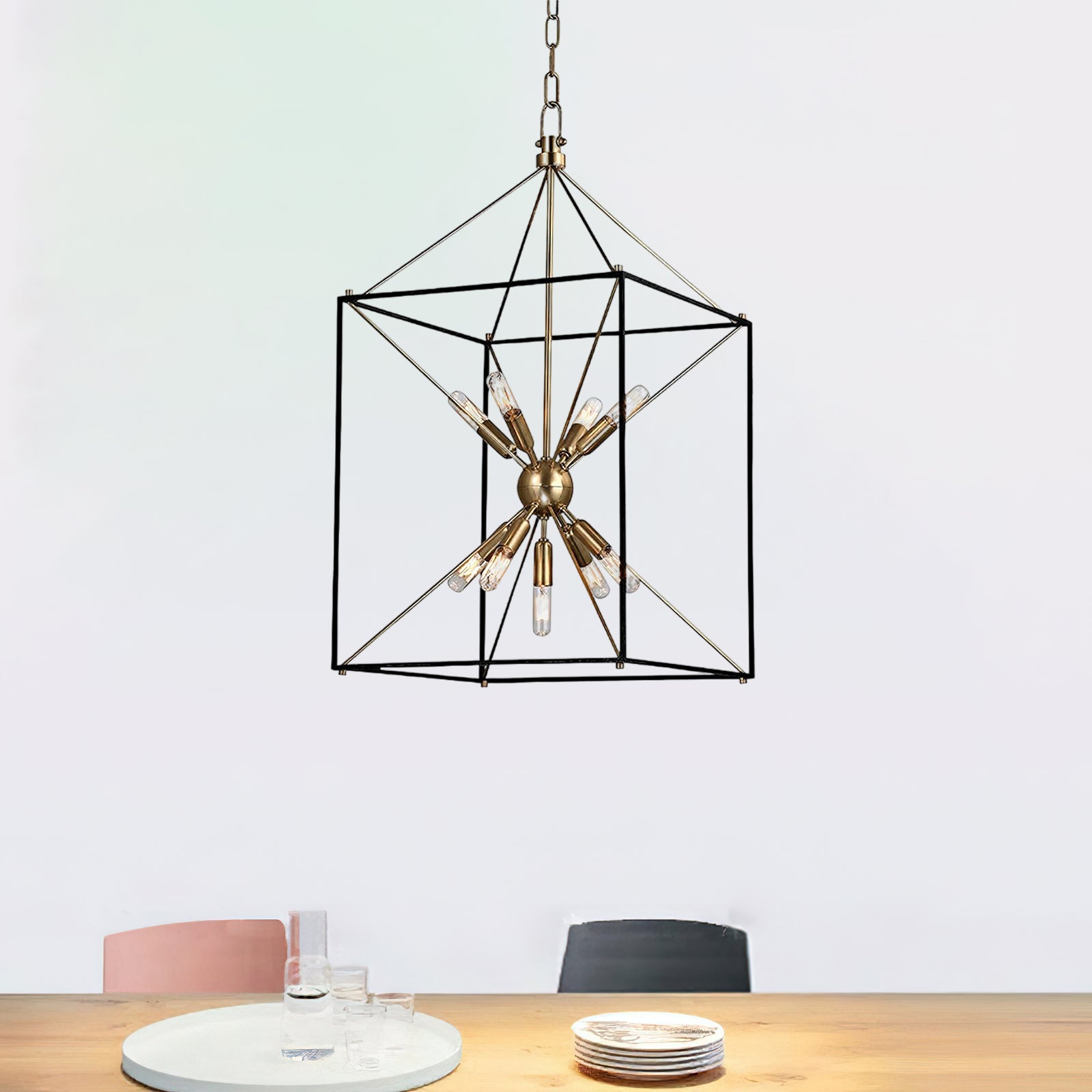 Glendale Pendant Light - Modern Ceiling Hanging Fixture for Kitchen, Dining Room & Bedroom | Dimmable LED Chandelier Lighting
