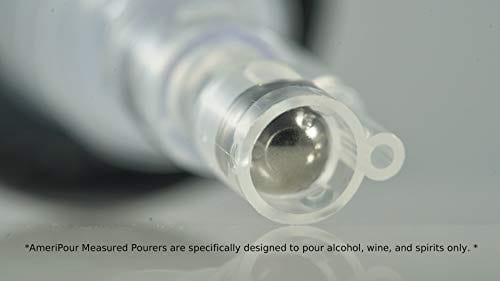AmeriPour Measured Liquor Bottle Pourers (3-Pack) - 1.5oz Precision Spouts, Leak-Proof & Durable - Made in USA - Perfect for Cocktails, Wine & Home Bars - Ideal for Bartenders, Parties & Restaurants