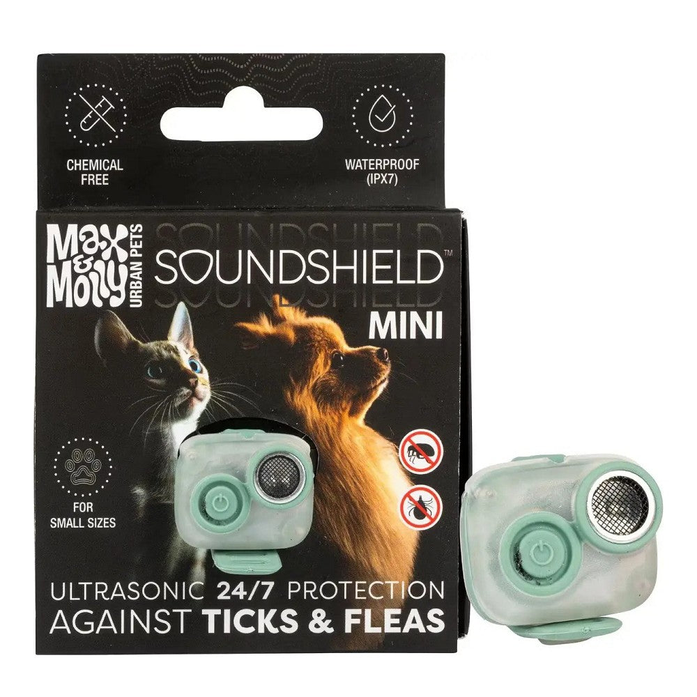 Soundshield Ultrasonic Tick & Flea Repeller for Dogs & Cats - Safe & Effective Pest Control for Home, Yard & Pet Areas - Non-Toxic Flea & Tick Prevention Device