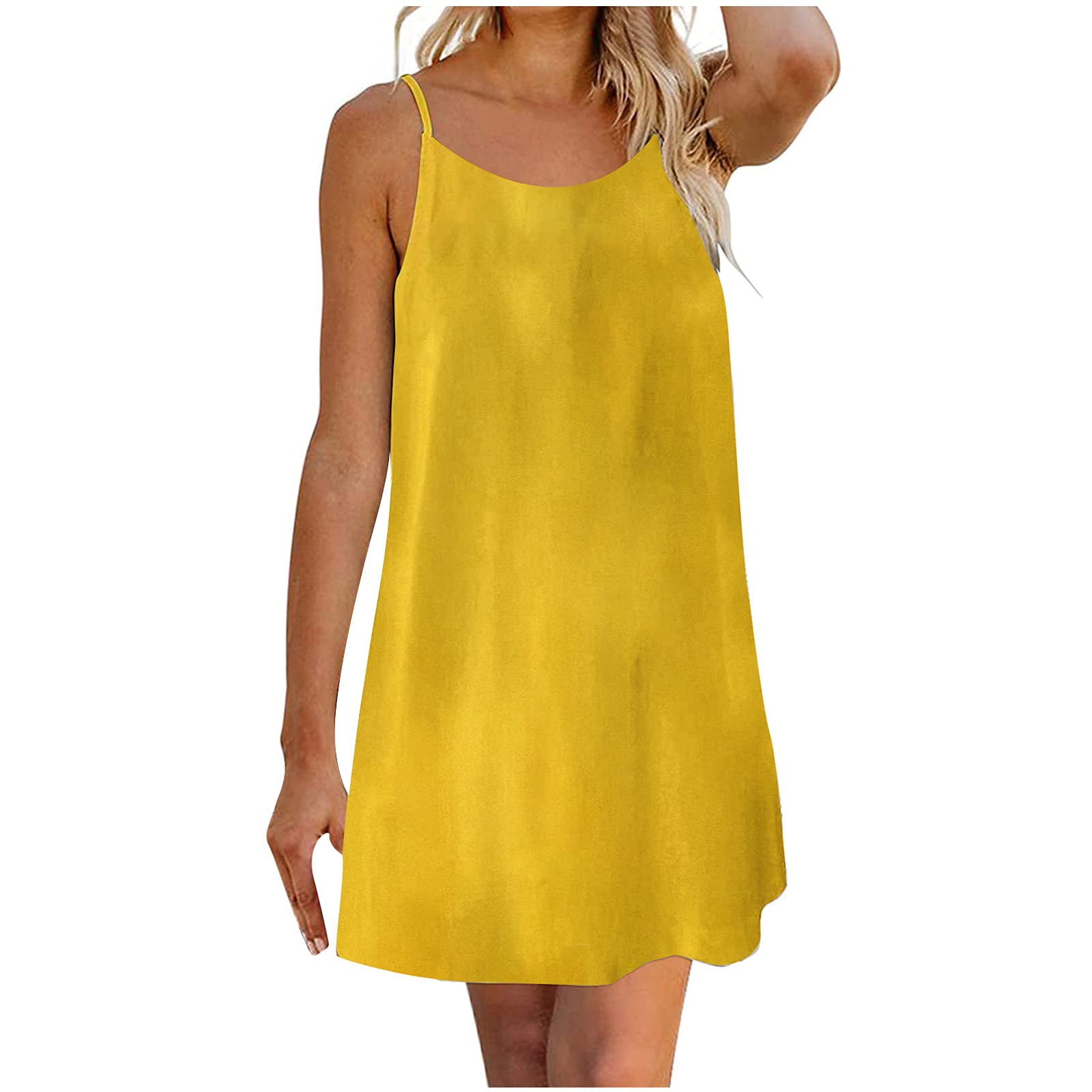 Women's White Sleeveless Backless Party Dress - Slim Fit Summer Casual Mini Dress with O-Neck for Beach, Club, Date Night & Vacation Outfits