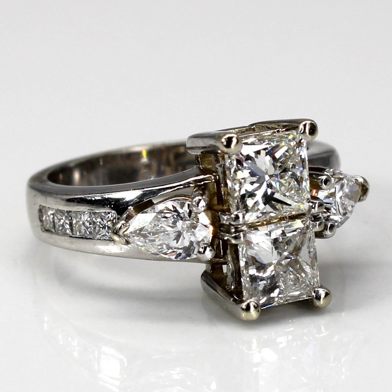 2.32ctw Multi Diamond Engagement Ring for Women - Prong Set, Size 6 | Perfect for Proposals, Anniversaries & Wedding Bands