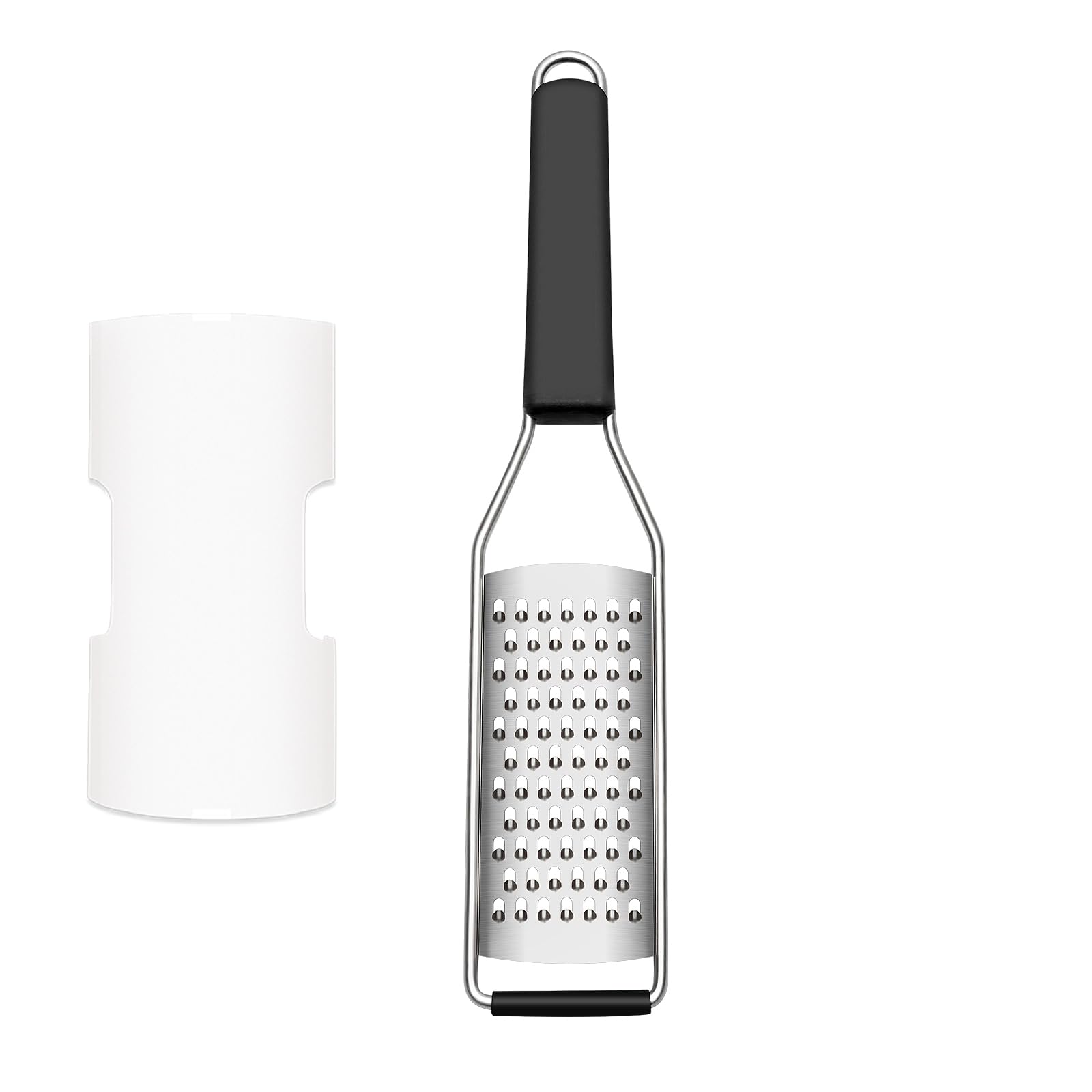 Premium Stainless Steel Cheese Grater & Zester - Multi-Purpose Kitchen Tool for Parmesan, Lemon, Garlic, Nutmeg, Chocolate & Vegetables | Perfect for Baking, Cooking & Garnishing Dishes