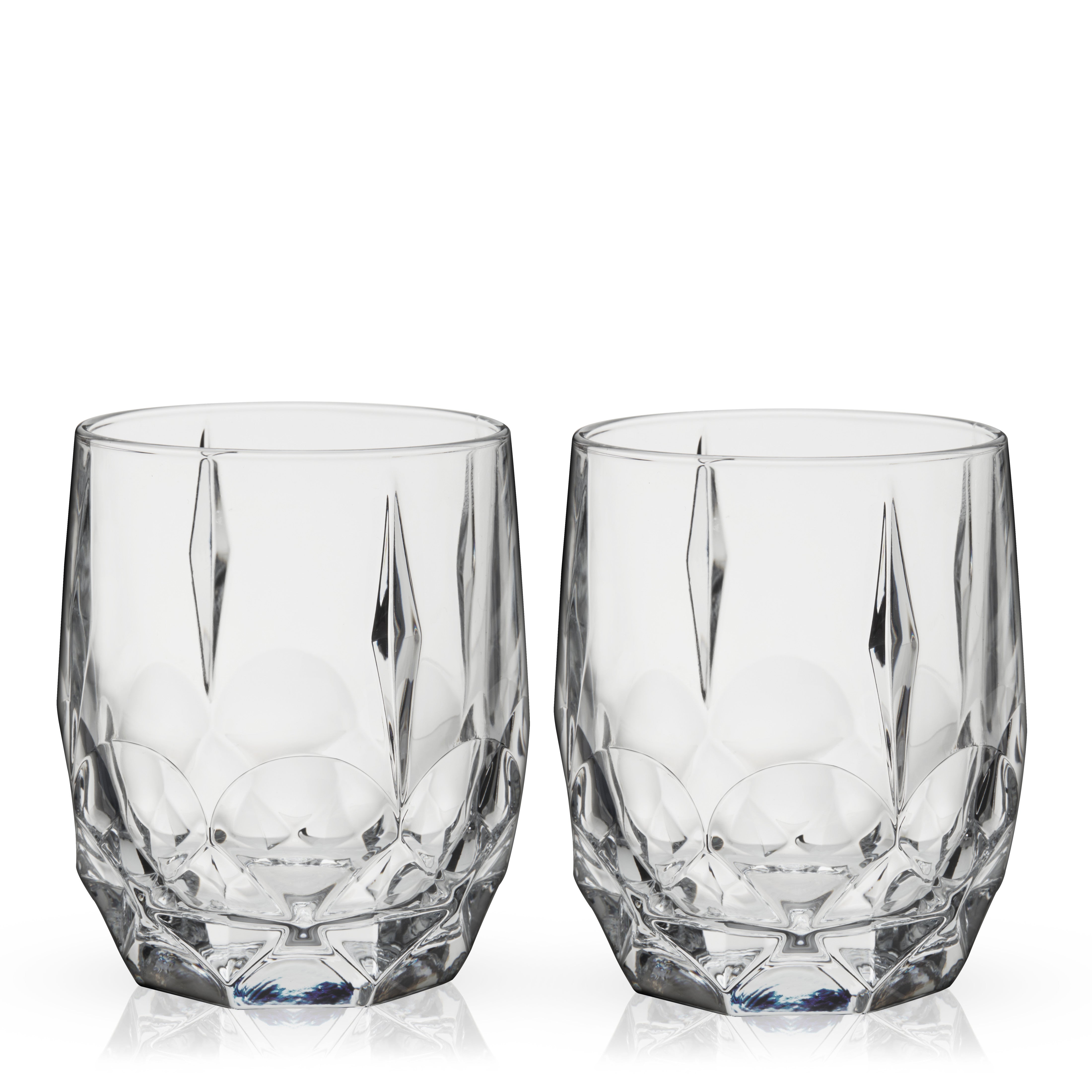 Premium Bruno Crystal Cocktail Glasses Set - Elegant 12oz Stemware for Martini, Margarita & Champagne - Perfect for Wedding, Party & Home Bar Decor