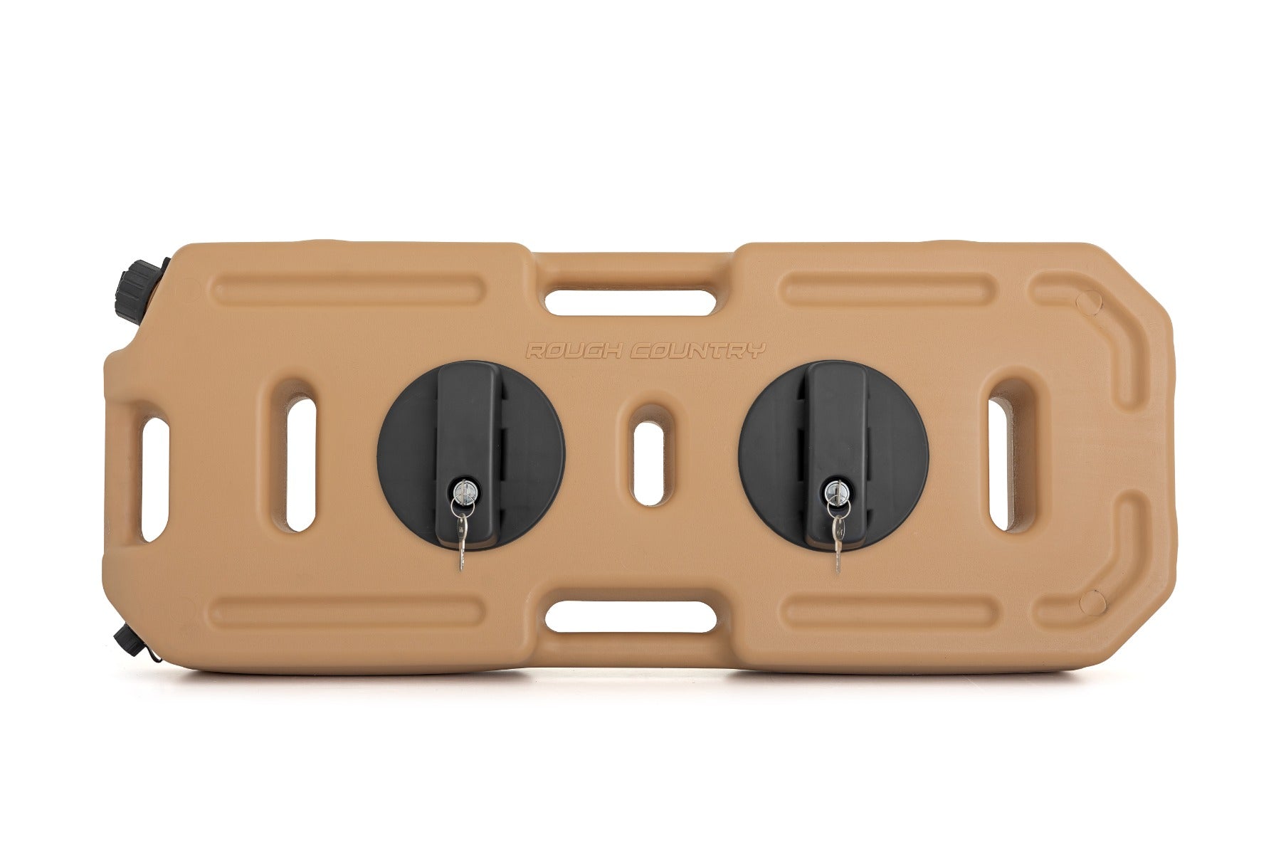 20L Heavy-Duty Tan Fluid Container with Lockable Lid - Portable Gasoline, Oil & Water Storage for Camping, Boating & Emergency Supplies (Model: 99063A)