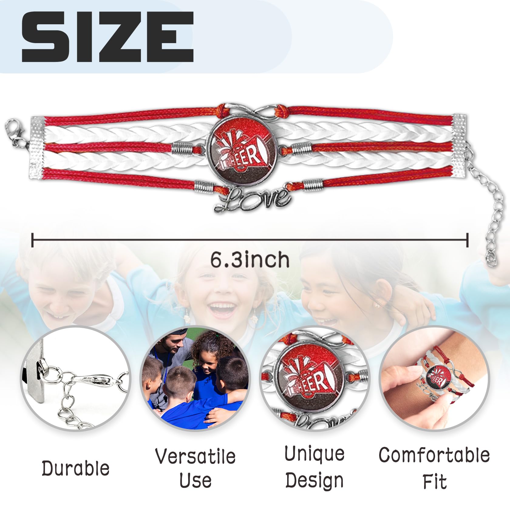 Personalized Initial Charm Gymnastics Bracelets for Teen Girls - Custom Name Jewelry for Sports Teams, Ballerinas, Birthday & Christmas Gifts - Perfect for Competitions, Dance Recitals & Special Occasions