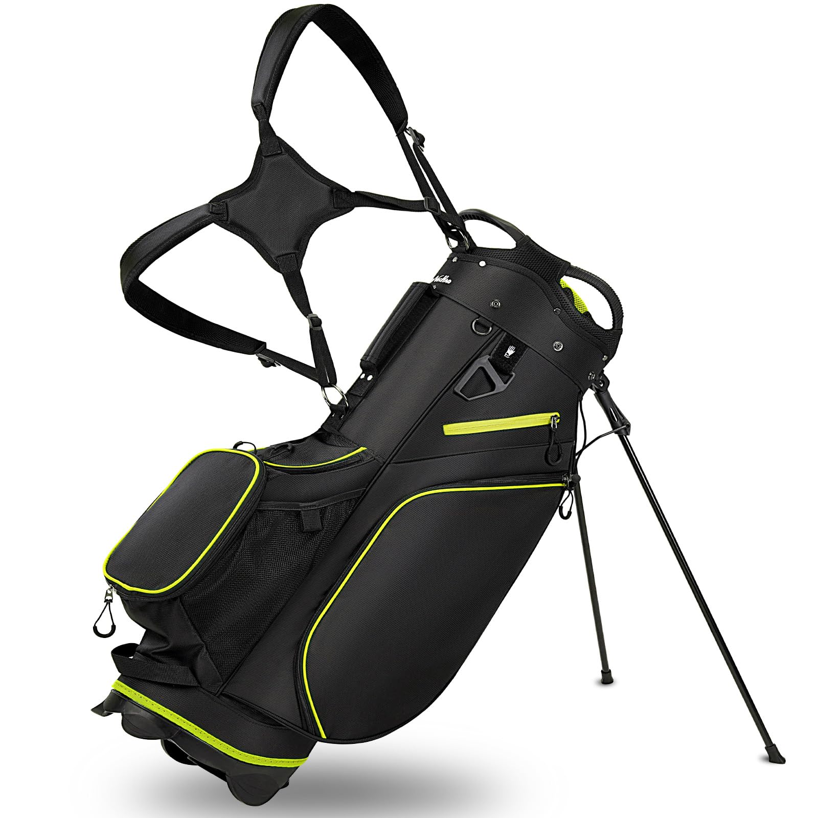 **Men's Navy 14-Way Divider Golf Stand Bag – 6LB Lightweight & Portable for Walking or Riding – Includes Dust Cover & Comfortable Strap – Perfect for Golfers, Tournaments & Practice Rounds**