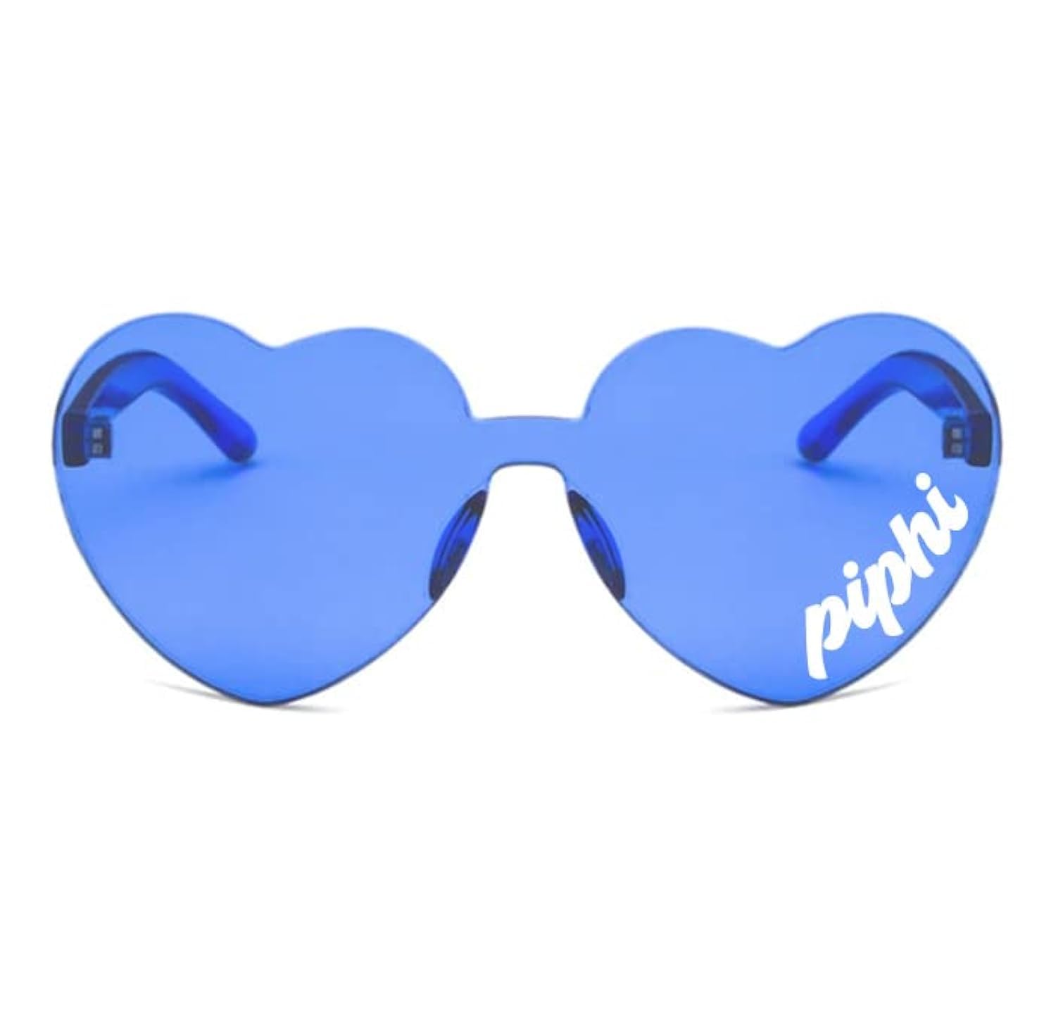Pi Beta Phi Sorority Sunglasses - Heart Shaped PBP Logo Sunglasses for Greek Life | Big Little Gifts, Sorority Events & Summer Beach Accessories