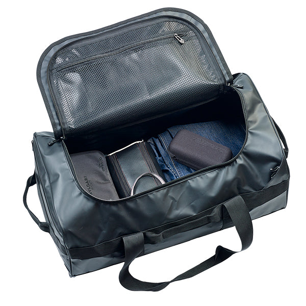 Caribee Titan 50L Waterproof Durable Travel Gear Bag - Black | Perfect for Camping, Hiking & Outdoor Adventures