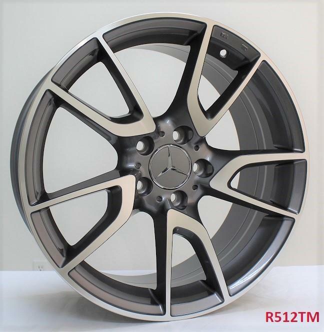 18x8 Inch Alloy Wheels for Mercedes C250 LUXURY 2012-2014 - Premium Replacement Rims for Enhanced Style & Performance - Perfect for City Driving & Highway Cruising