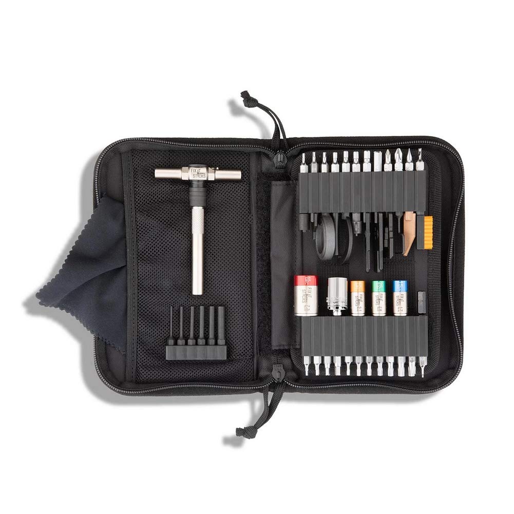 Fix It Sticks 3-Gun Maintenance Kit with All-in-One Torque Driver & Torque Limiters - Perfect for Firearm Cleaning, Repair, and Long-Term Gun Care