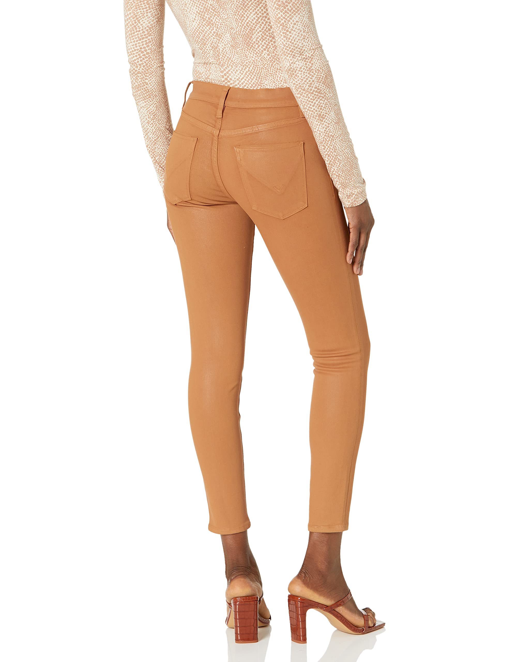 Hudson Jeans Women's Nico Mid Rise Super Skinny Jeans - Stretch Denim Pants for Everyday Comfort & Style | Perfect for Work, Casual Outings & Date Nights