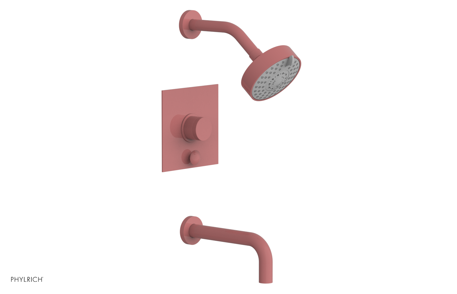 BASIC II Pressure Balance Tub and Shower Faucet Set 230S 26 - Chrome Finish for Bathroom & Shower Installation | Perfect for Modern Home Renovation & Spa-Like Experience