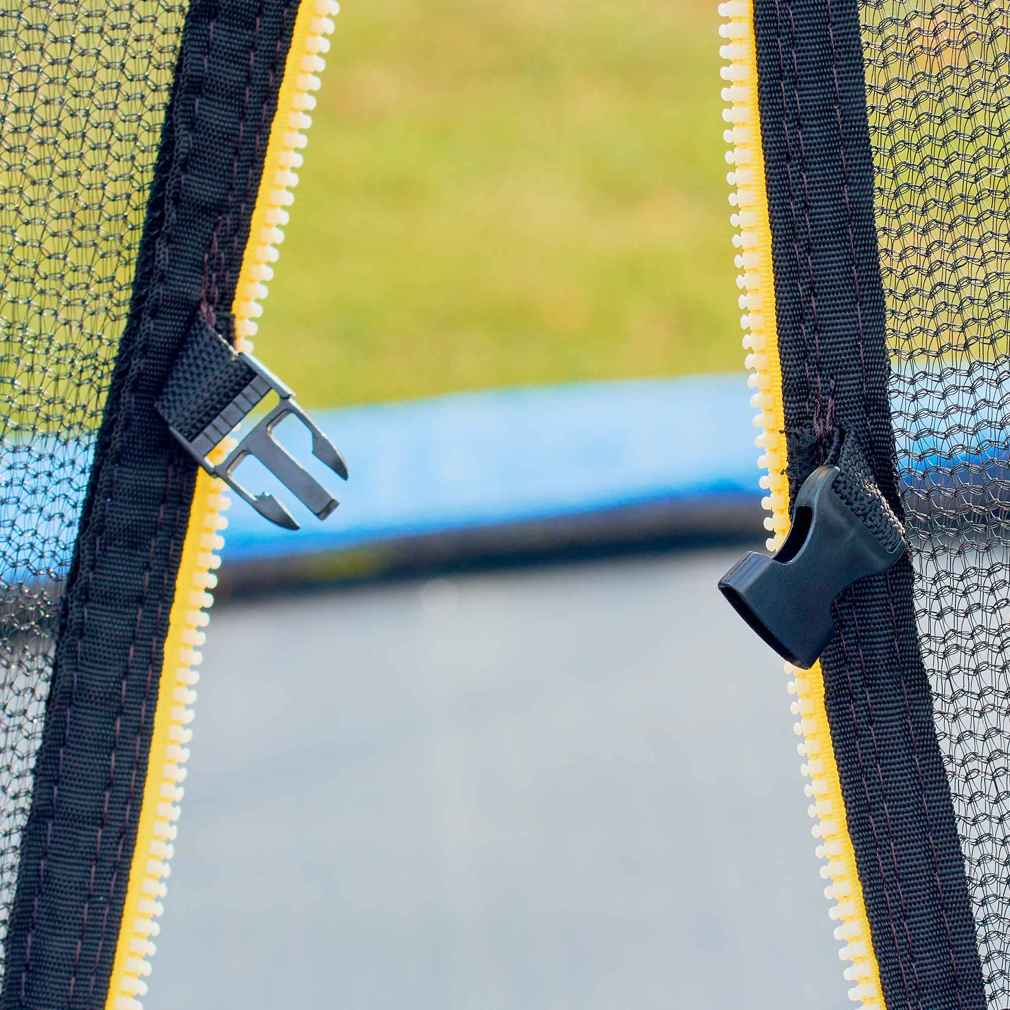 8ft Heavy Duty Outdoor Trampoline with Safety Enclosure Net - Kids Trampoline for Backyard, Garden & Playground | Durable Jumping Mat & Spring Pad (Model DL67)