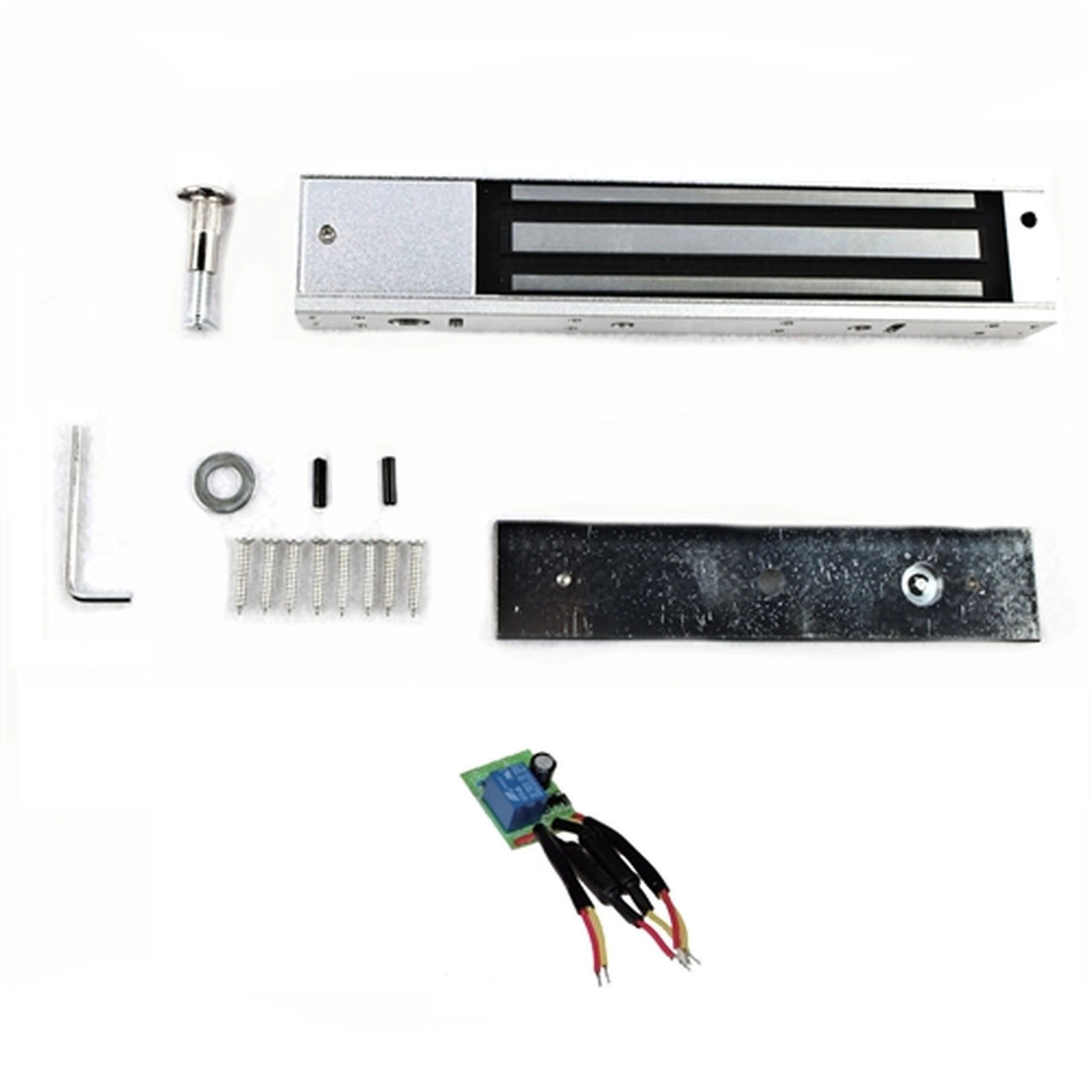 Aleko LM176 24V Electromagnetic Lock - Heavy Duty Security for Doors & Gates | Ideal for Commercial Buildings, Offices & Home Security Systems