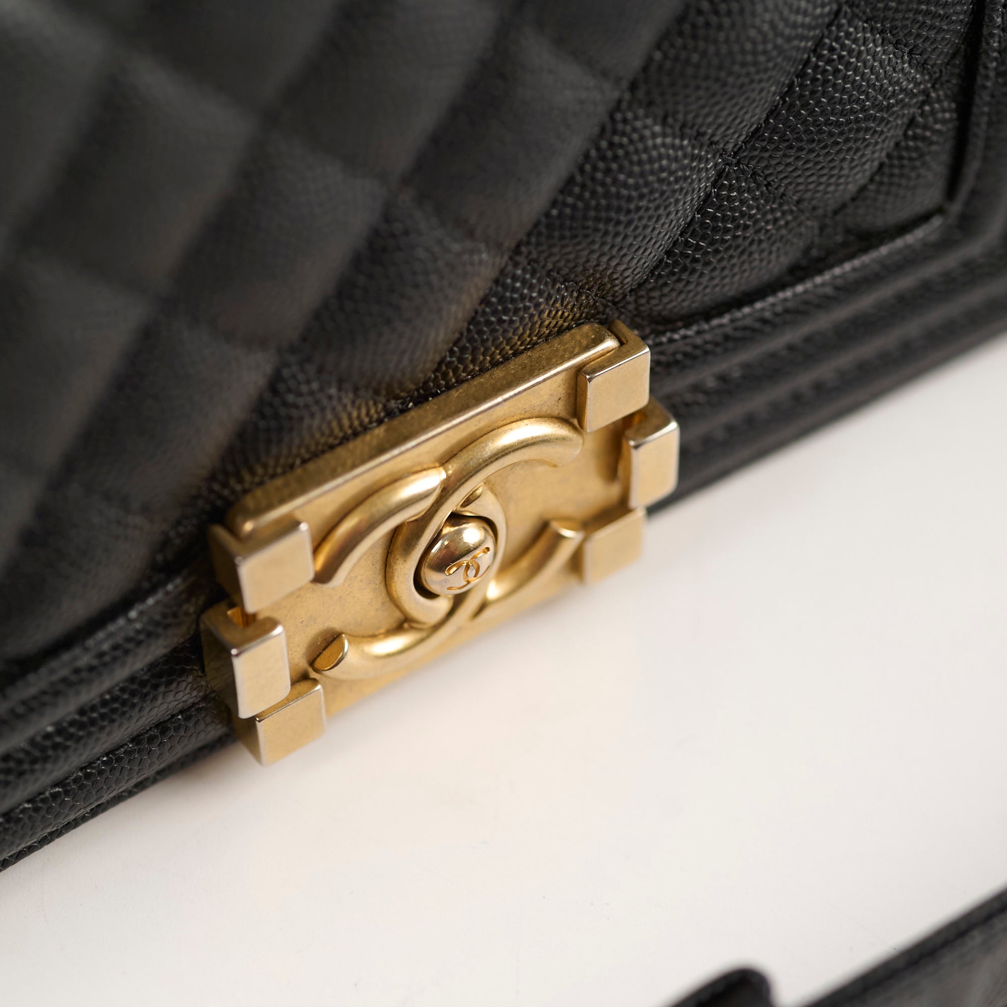 Chanel Small Boy Caviar Leather Crossbody Bag Black | Luxury Designer Handbag for Women | Perfect for Date Night, Parties & Special Occasions