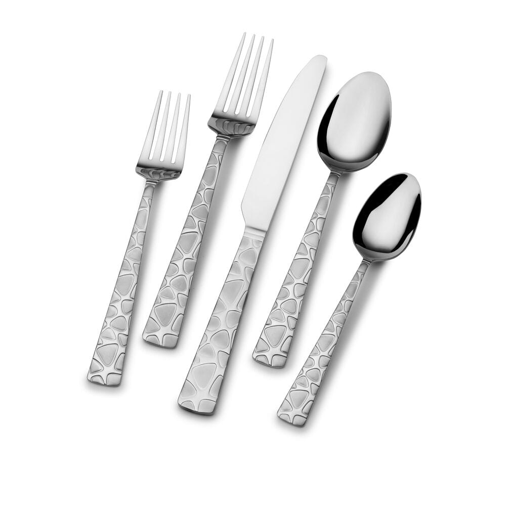 Premium Tilly 20-Piece Stainless Steel Flatware Set - Service for 4 - Elegant Silverware for Dining, Kitchen & Entertaining - Dishwasher Safe Cutlery Set for Everyday Use & Special Occasions