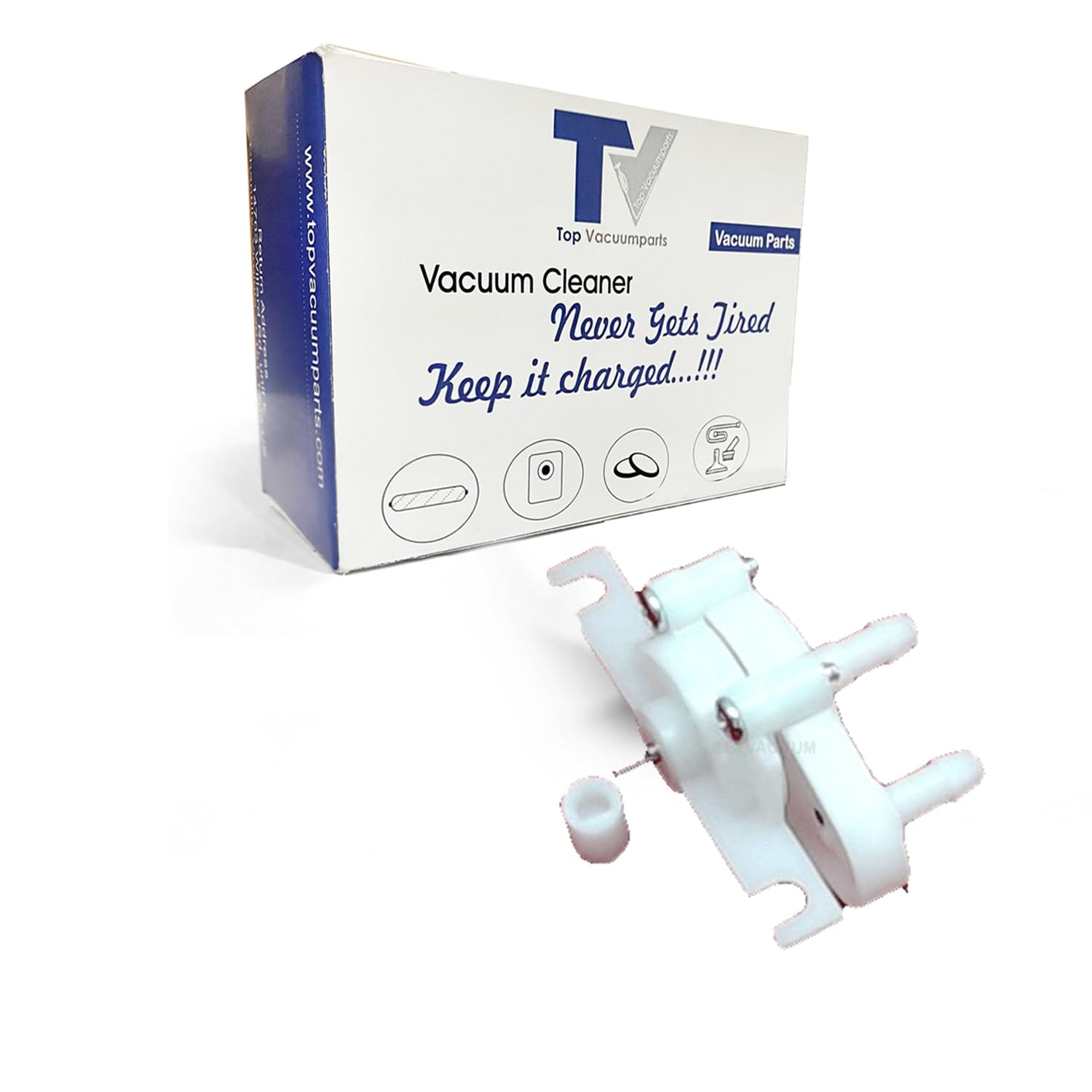 Bissell Extractor Vacuum Cleaner Replacement Pump with Connector - Compatible with Part #2037220 - Ideal for Deep Cleaning Carpets & Upholstery