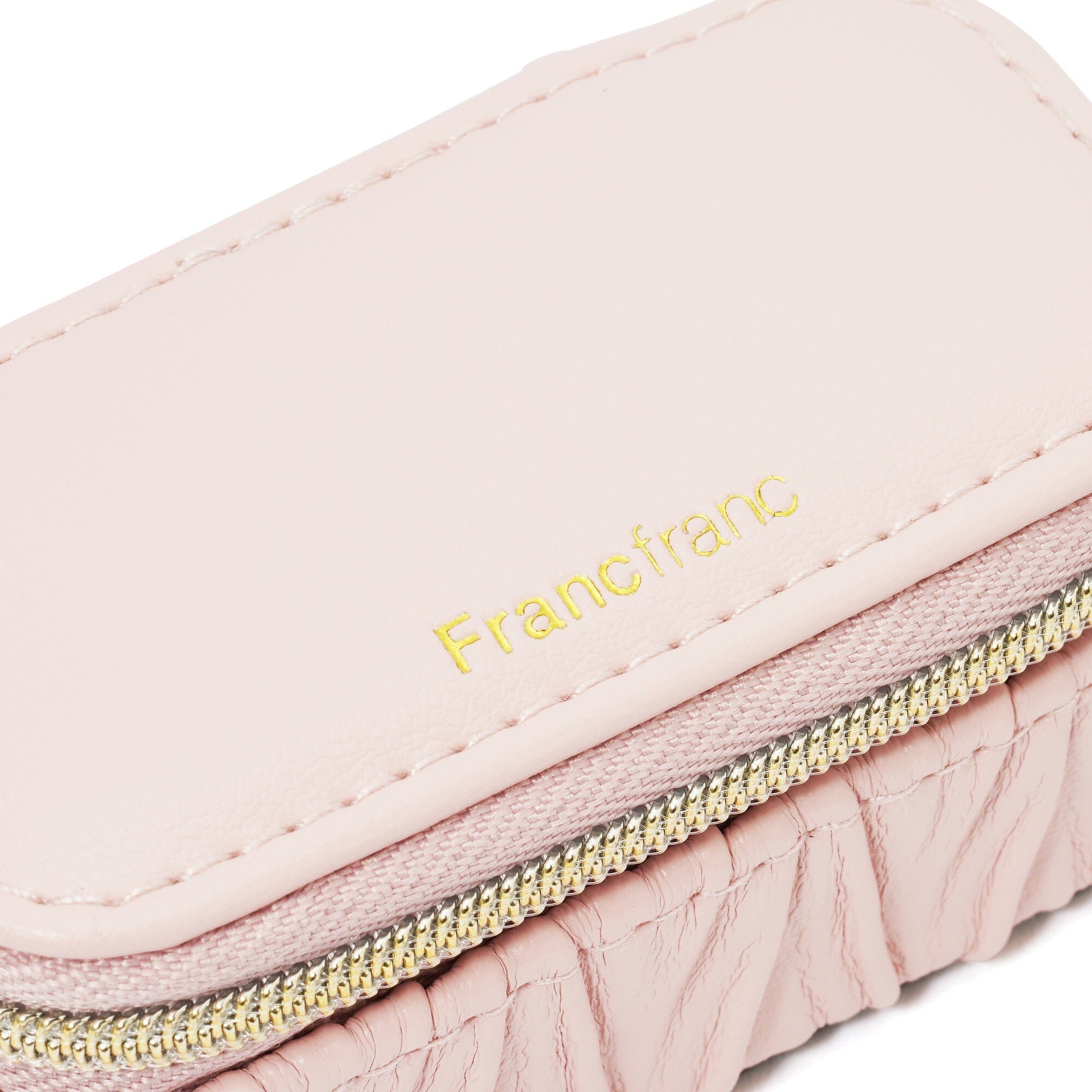 Elegant Pink Embossed Mini Travel Jewelry Box - Perfect for Vacation, Bridesmaid Gifts & Organizing Rings, Earrings & Necklaces On The Go