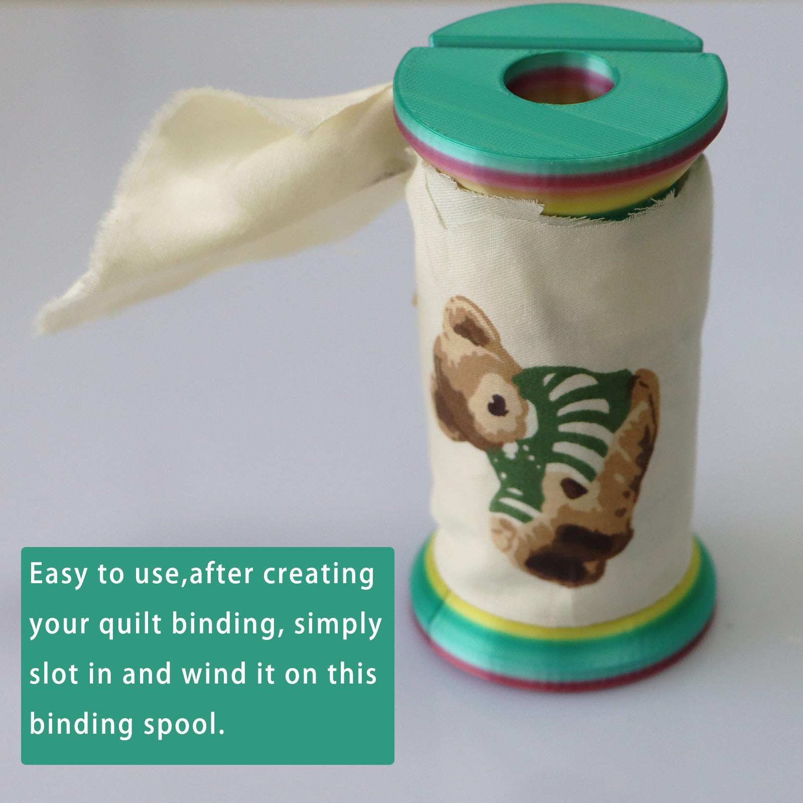 PIAOLGYI Quilt Binding Spool Holder - Quilting & Sewing Accessories for Easy Binding Storage | Perfect for Quilters, DIY Sewing Projects & Craft Room Organization