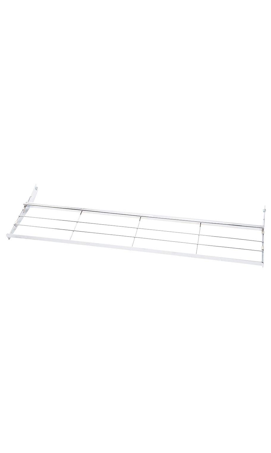 SSWBasics Adjustable Chrome Wire Shoe Shelf - 14