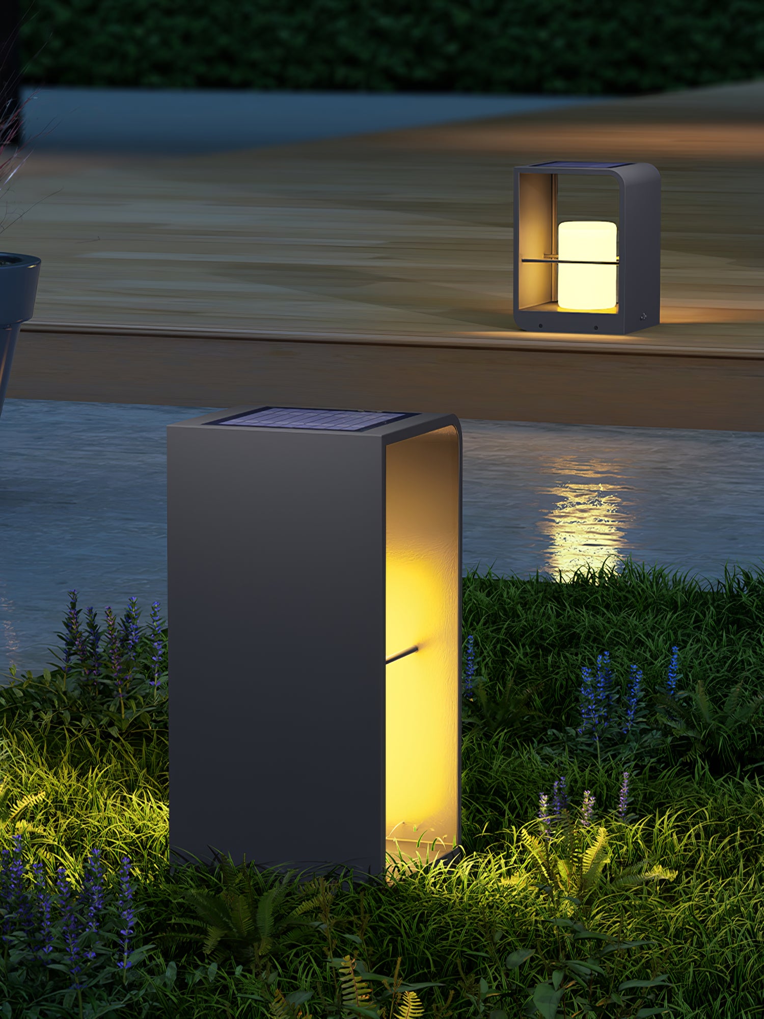 Zephyra Solar Powered Outdoor Garden Lights - Waterproof LED Landscape Lighting for Patio, Yard, Pathway, and Backyard Decor