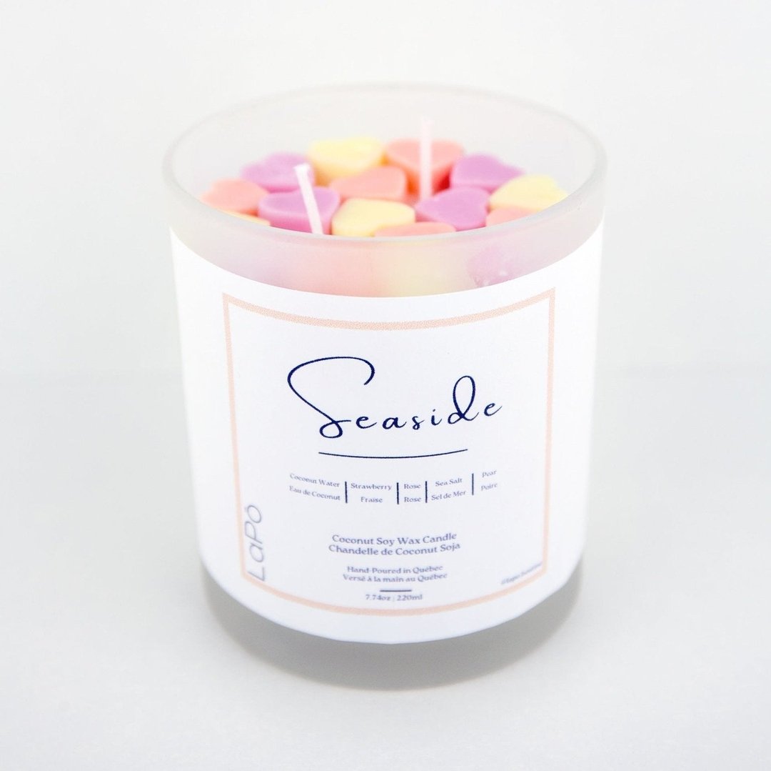 Premium Scented Candle - Ocean Breeze Fragrance for Home & Relaxation - Perfect for Spa, Bathroom, Bedroom & Romantic Nights