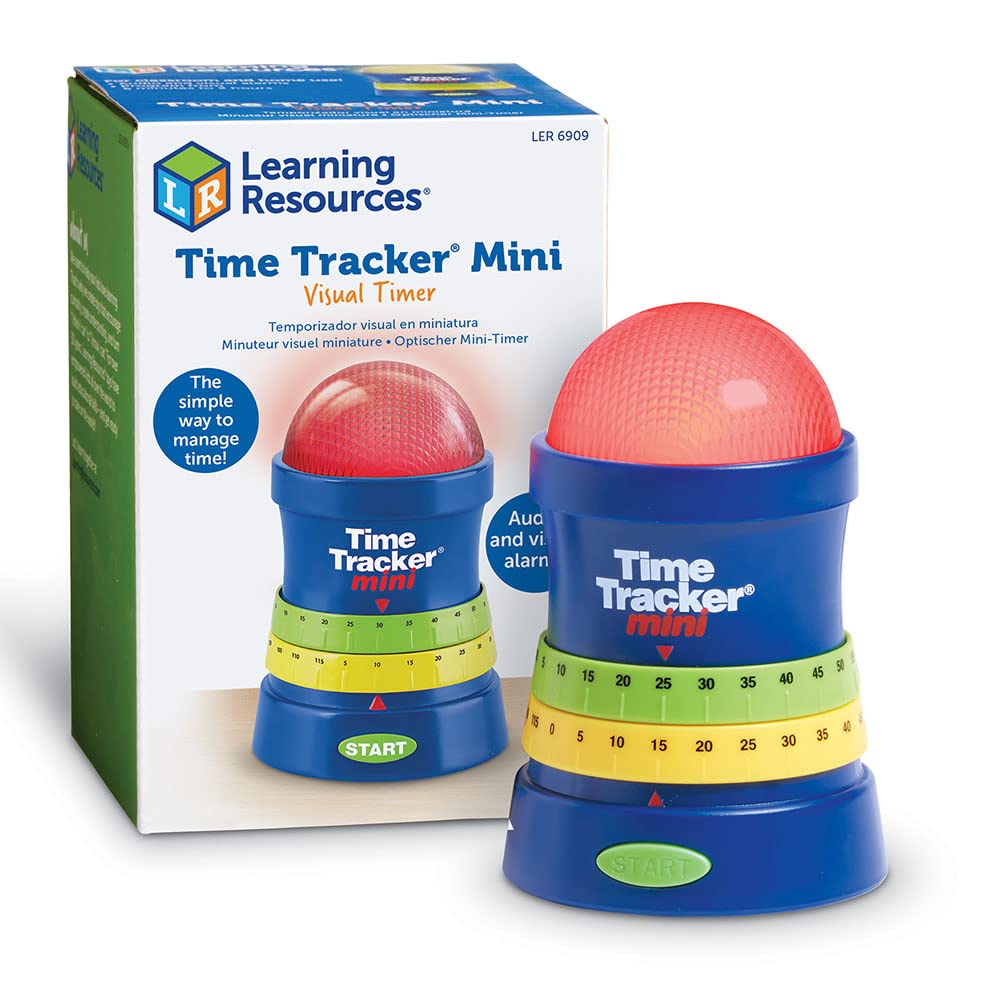 Learning Resources Time Tracker Mini - Visual Timer for Classroom & Hand Washing - Ages 3+ | Perfect for Kids' Activities & Routines