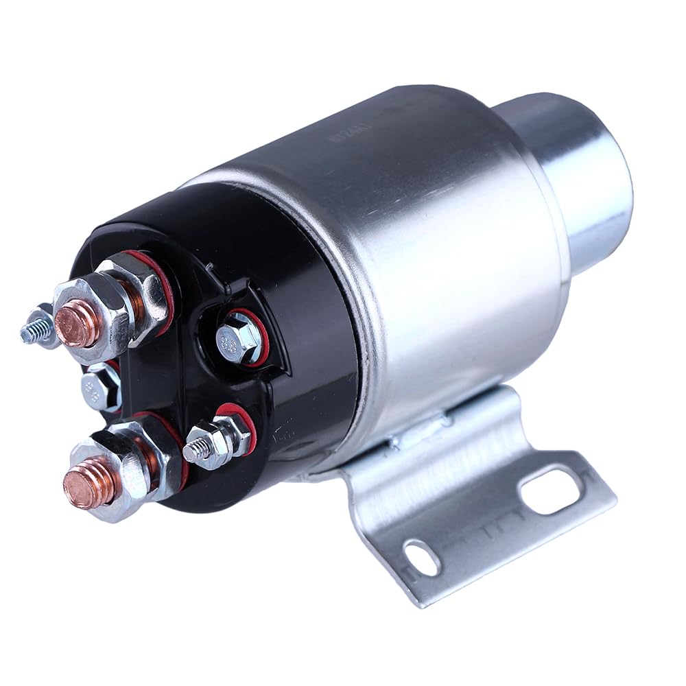RAREELECTRICAL New Starter Solenoid Replacement for Case Backhoe 680CK Series B Construction King 267 Diesel Tractor - Heavy Duty Construction Equipment Part for Reliable Engine Starting
