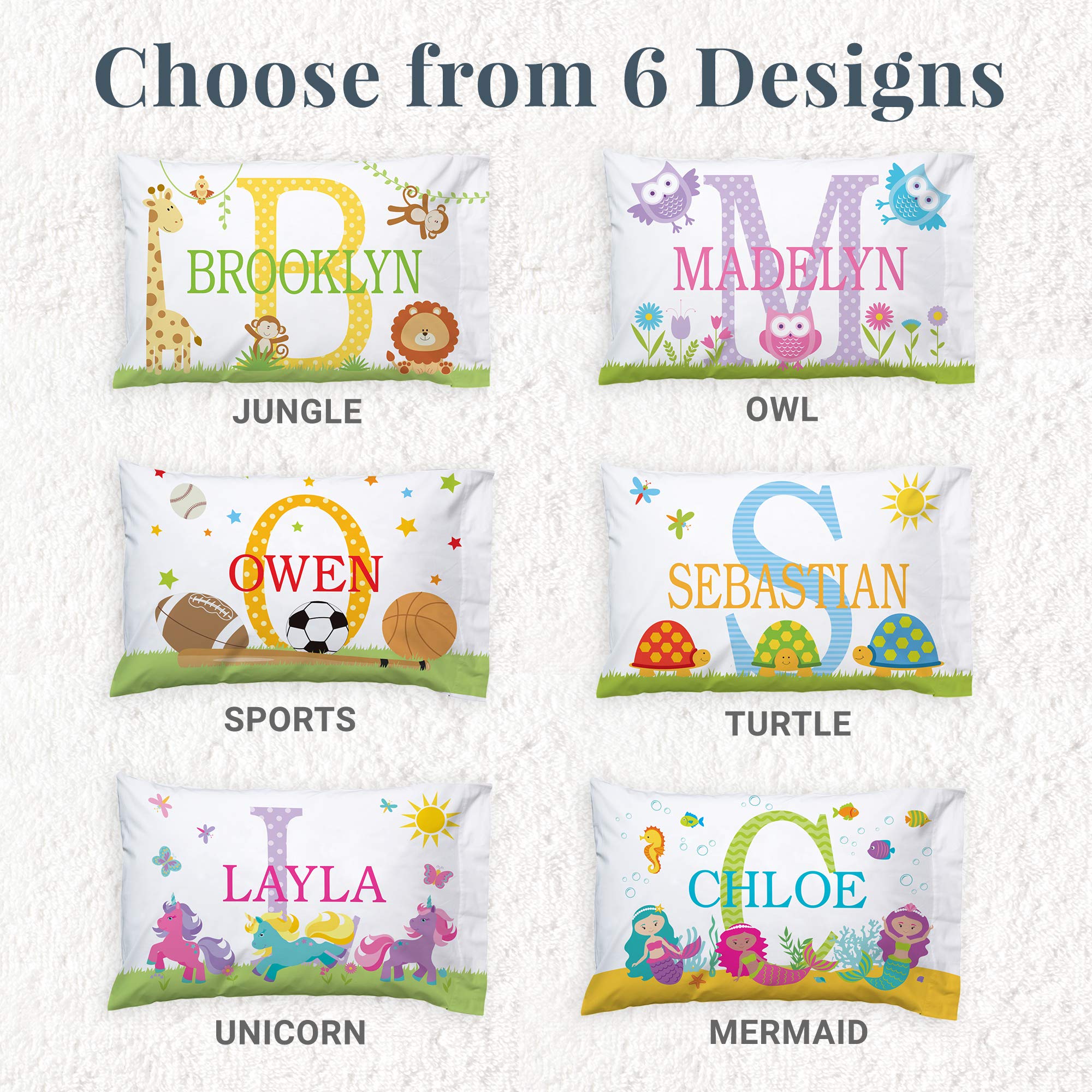 Personalized Name Pillowcase - Custom Plush Fleece Owl Design for Kids & Adults | Soft Polyester Bedding for Home Decor, Gifts & Cozy Nights