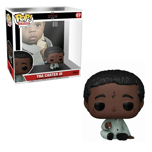 Funko Pop! Albums Lil Wayne: Tha Carter III #07 Vinyl Figure - Collectible Music Memorabilia for Hip-Hop Fans & Pop Culture Enthusiasts - Perfect for Display, Gifts, and Home Decor