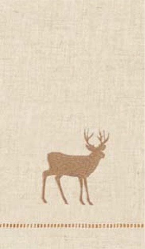 C&F Home Soft & Absorbent Deer Print Bath Towel - Brown, Perfect for Bathroom, Spa, and Guest Use
