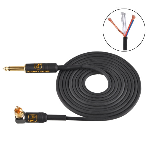 Johnny Irons RCA Cord - High-Quality Audio Cable for Home Theater, Stereo Systems & DJ Equipment | Durable & Clear Sound for Music, Movies & Gaming
