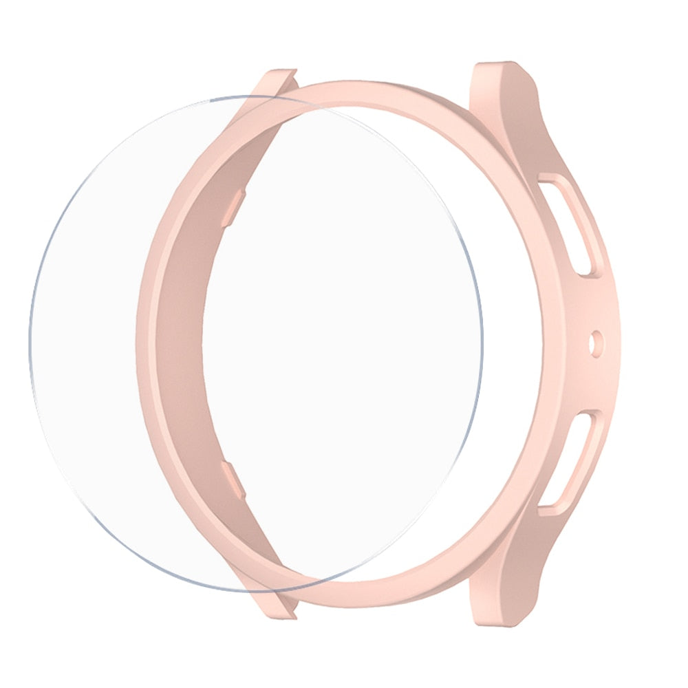 Samsung Galaxy Watch 6/Classic Case with Tempered Glass Screen Protector for 40mm/43mm/44mm/47mm Models - Perfect for Workouts, Outdoor Activities & Daily Protection