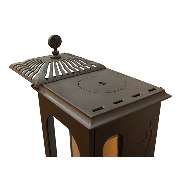 Westbo Victoria 125 Cast Iron Stove - Classic Fireplace for Cozy Living Rooms & Rustic Cabins
