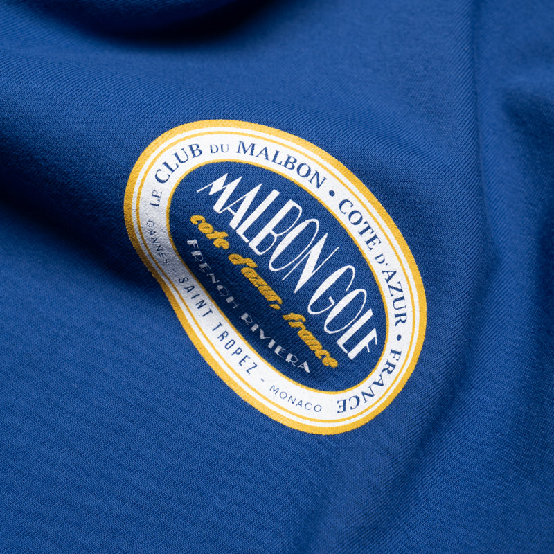 Malbon Golf Matisse Tee - Premium Cotton Golf Shirt for Men & Women - Comfortable & Stylish Blue Polo - Perfect for Golf Courses, Casual Wear & Outdoor Activities