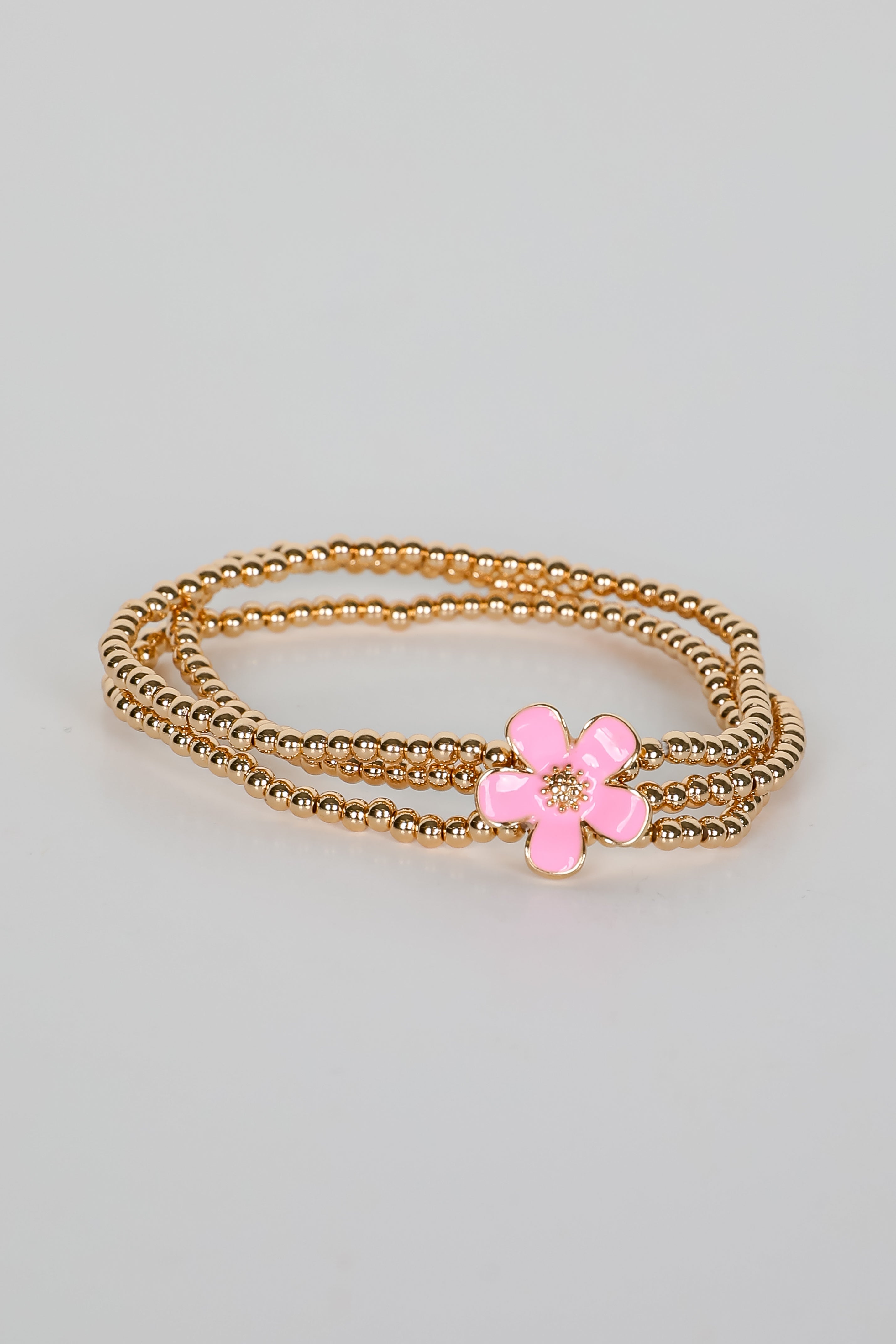 Catherine Beaded Flower Charm Bracelet for Women - Elegant Beaded Floral Jewelry Gift for Her - Perfect for Weddings, Parties & Everyday Wear