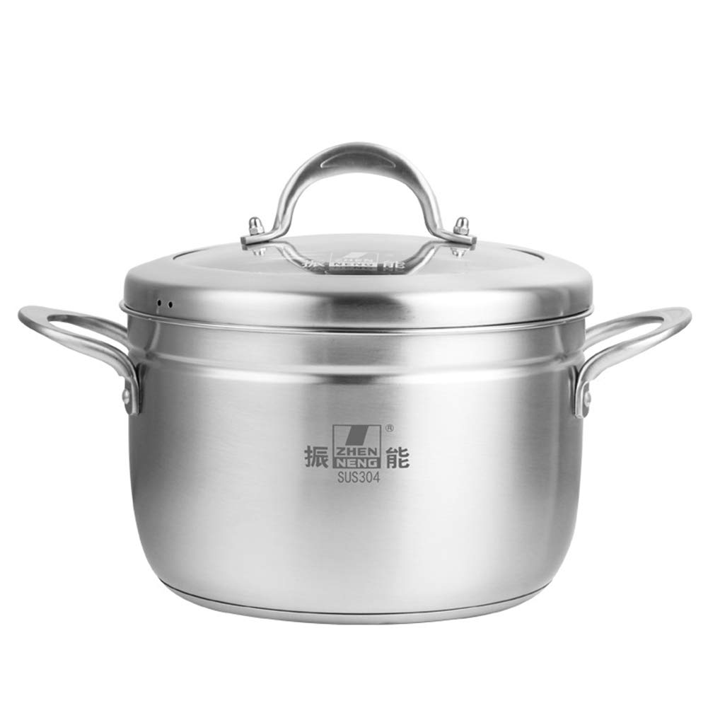 Premium Stainless Steel Steamer Pot - 24cm Japanese-Style Single Layer Thickened Food Steamer for Induction Cooker & Gas Stoves - Perfect for Dumplings, Vegetables & Seafood Cooking at Home
