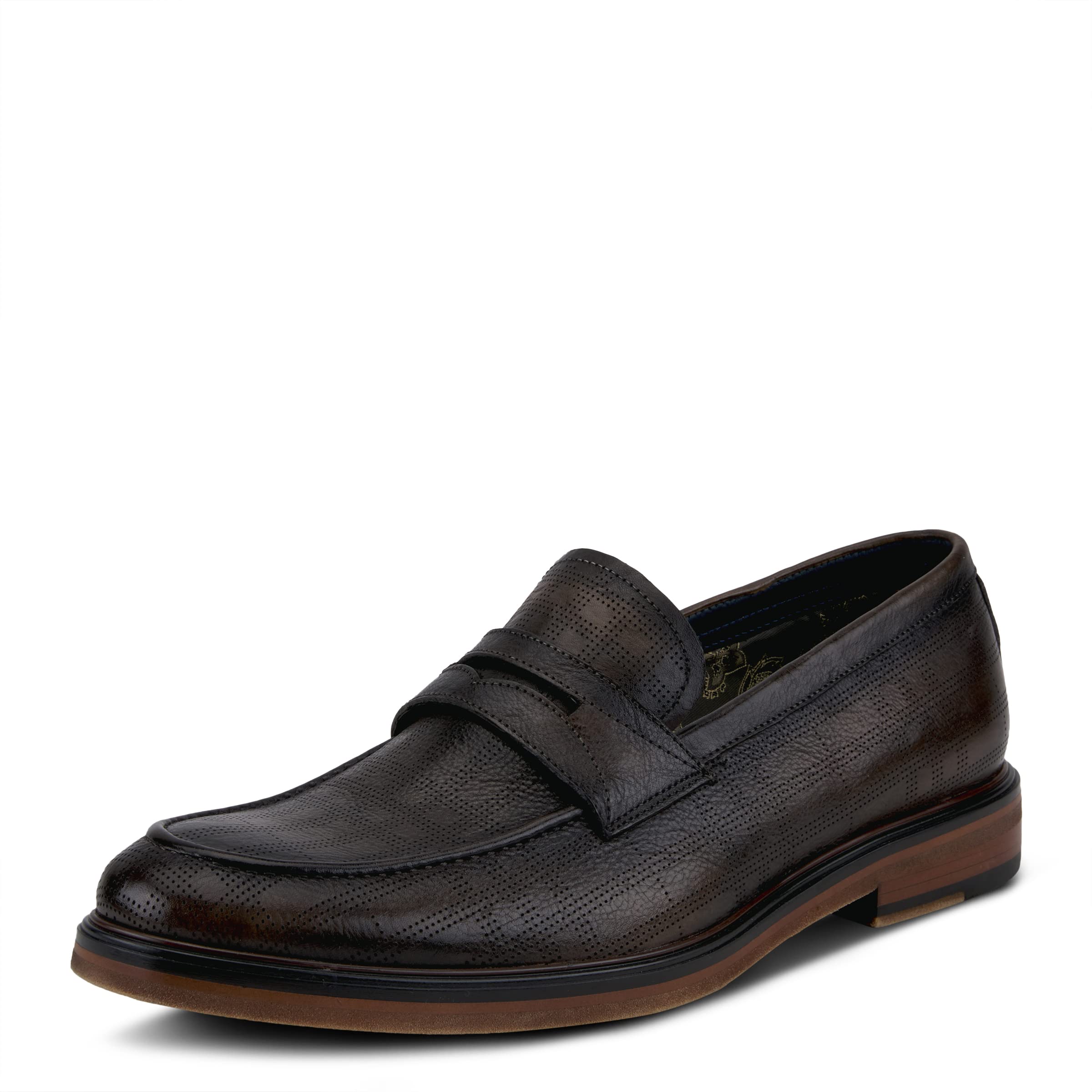 Spring Step Men's Brando Slip-On Shoe - Comfortable Casual Loafers for Walking, Work & Travel | Breathable & Lightweight Slip-On Shoes for Men