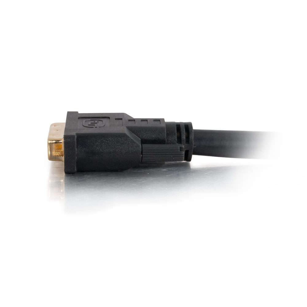 C2G 41233 6ft Shielded DVI Video Cable - High Speed Digital Video Cable for PC, Monitor, TV - Perfect for Gaming, Home Theater & Office Setup (Black)
