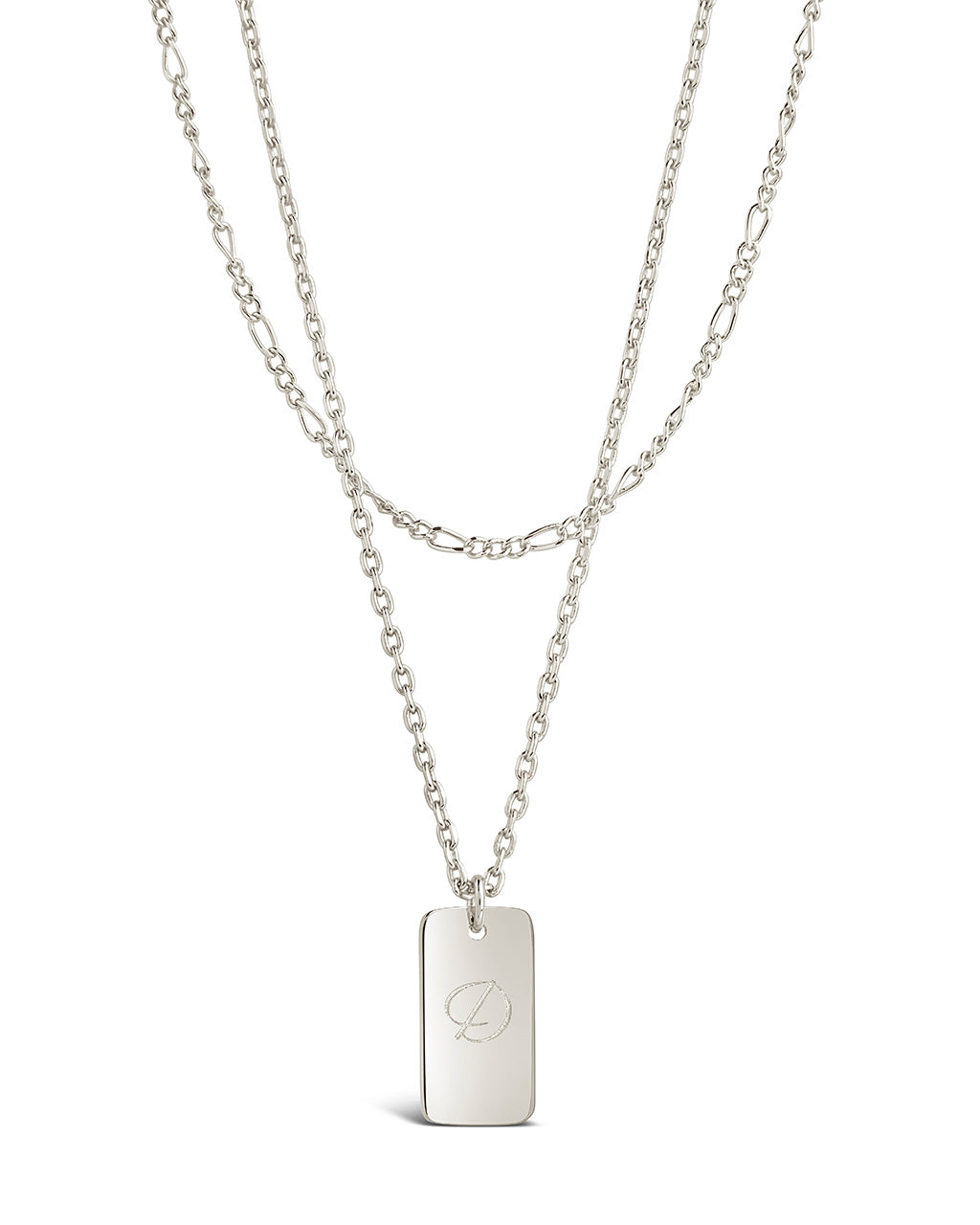 Layered Chain Necklace for Women - Initial Pendant Necklace, Dainty Gold & Silver Jewelry Gift for Her - Perfect for Everyday Wear, Date Night & Special Occasions