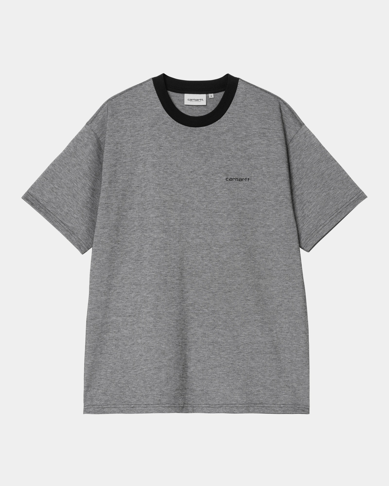 Premium Piqué Cotton T-Shirt for Men - Black & White Color Options - Casual Wear, Gym, and Everyday Outfits