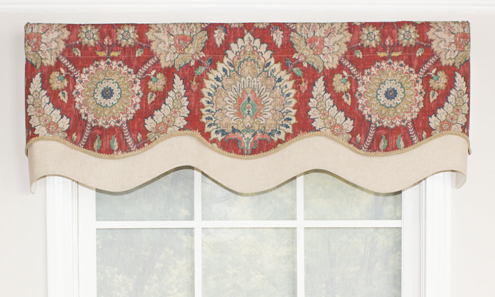 Wakeshire Glory Valance - Premium Window Valance for Living Room, Bedroom & Kitchen - Elegant Home Decor & Curtain Topper for Modern & Classic Interiors