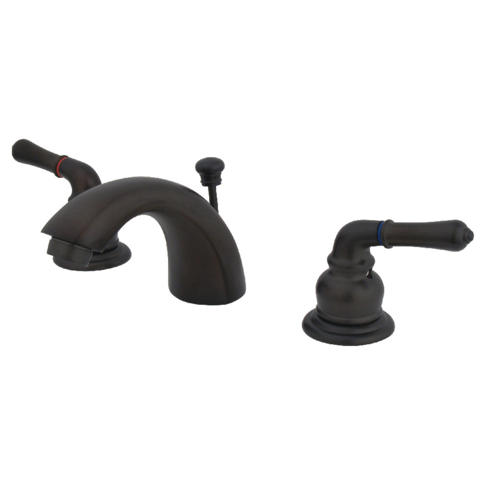 Kingston Brass GKB953 Magellan Mini Widespread Bathroom Faucet - Elegant 8